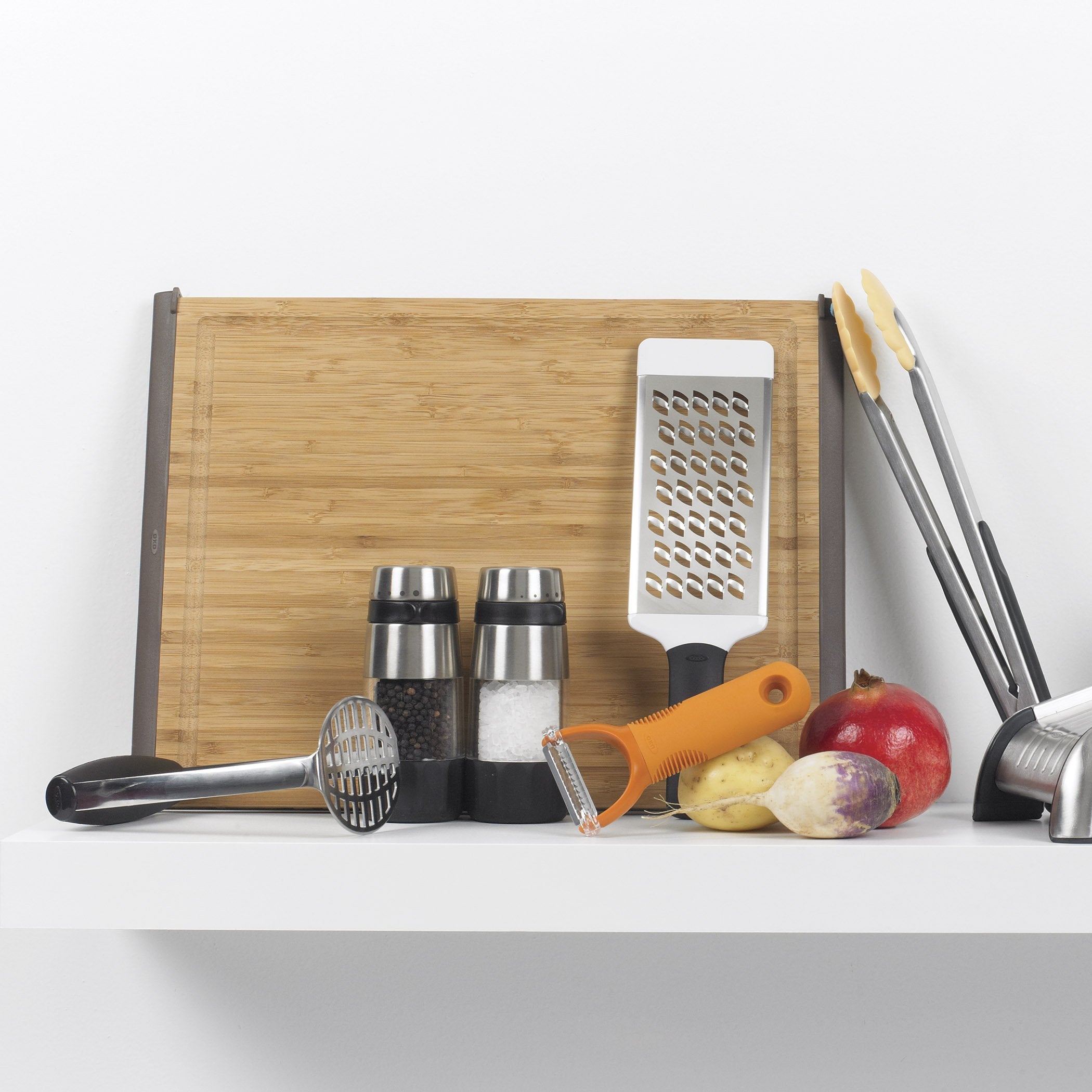 OXO Good Grips Accent Salt Grinder refill cap allows quick, clean filling.