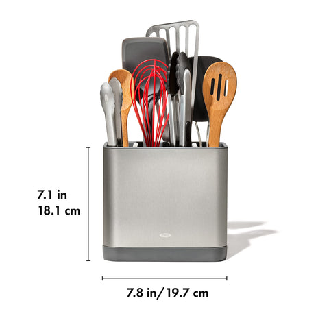 OXO Good Grips, dividers removed, showcases customizable space for shorter tools.
