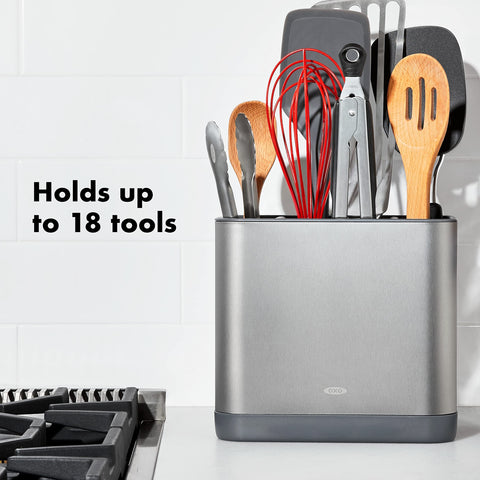 OXO Good Grips tall walls keep tools upright and prevent tangling.