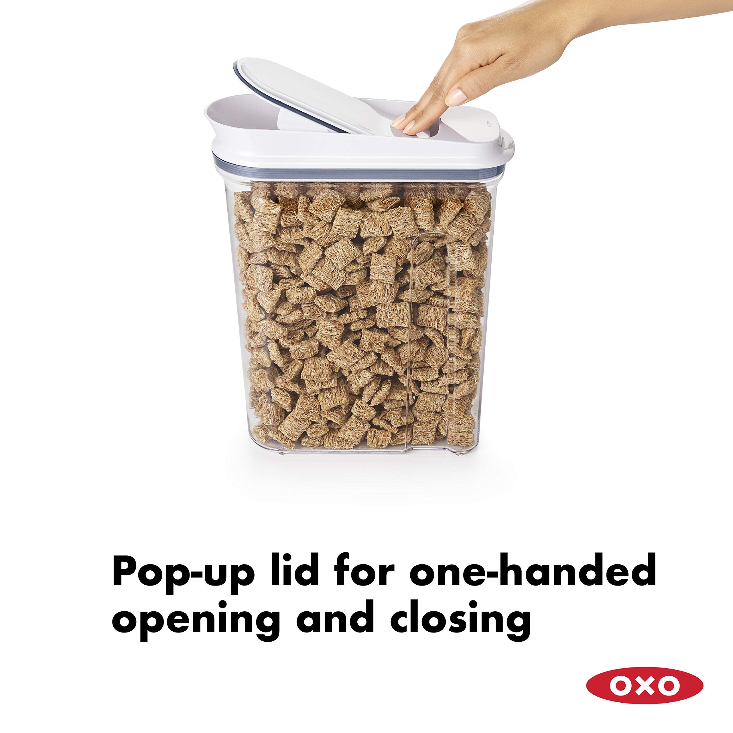 OXO Good Grips spout-pour enables neat, mess-free serving.