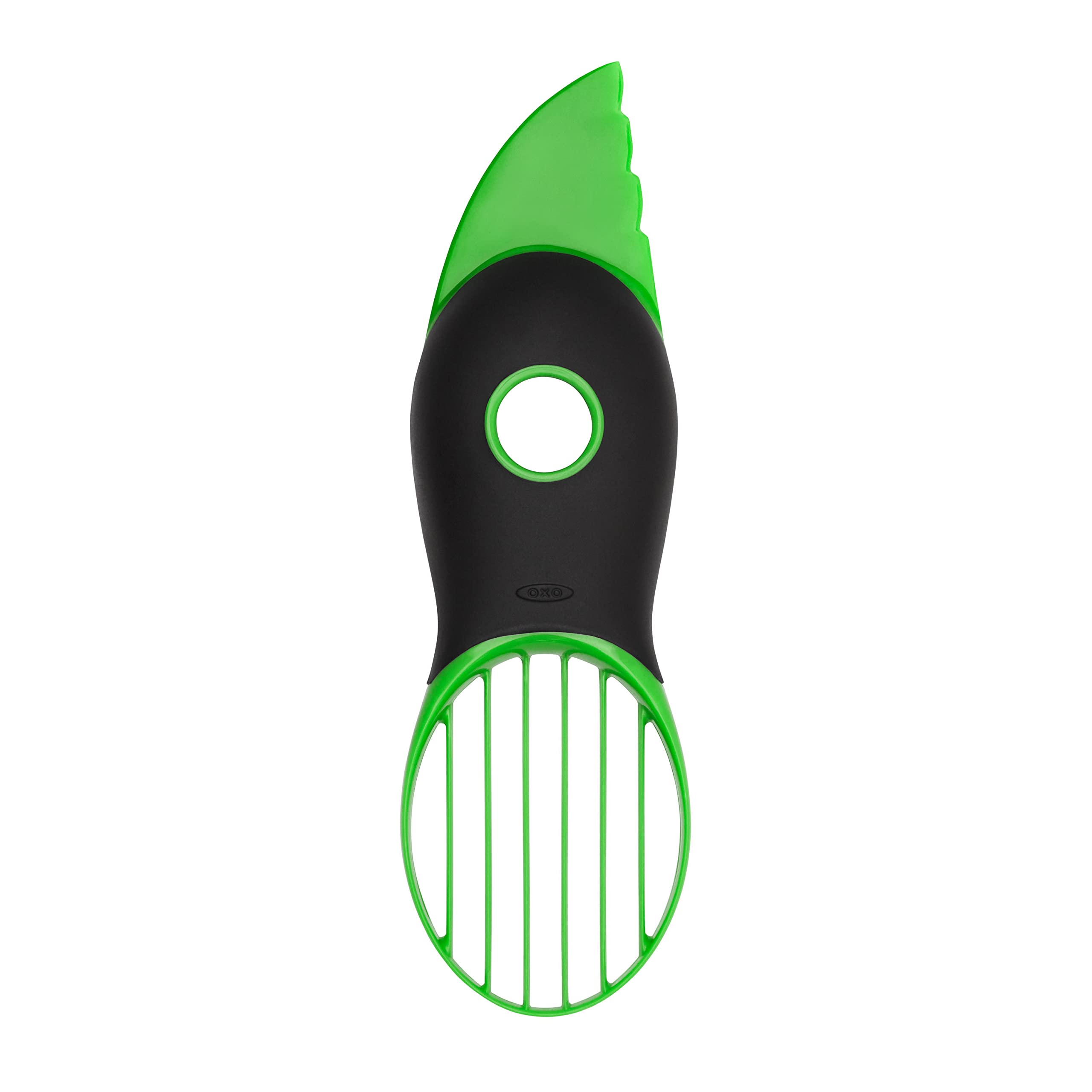 OXO Good Grips avocado slicer with soft-grip-handle for safe prep.
