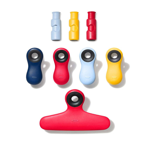 OXO Good Grips bag cinch with hanging hole for tidy storage