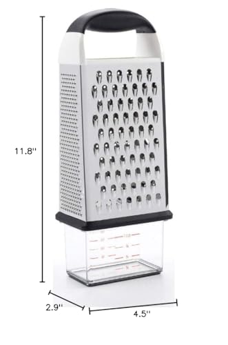 OXO Good Grips Box Grater soft non-slip handle for comfortable use