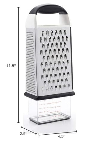 OXO Good Grips Box Grater soft non-slip handle for comfortable use
