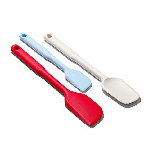Scoop and scrape brownie batter with OXO Everyday Spatula