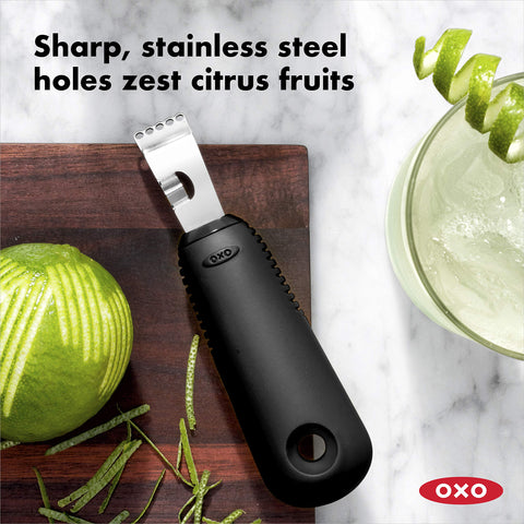 OXO Good Grips channel knife for strips and twists ideal for garnishes and cocktails
