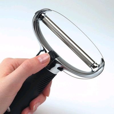 OXO Good Grips Cheese Slicer features durable die-cast zinc for everyday slicing.