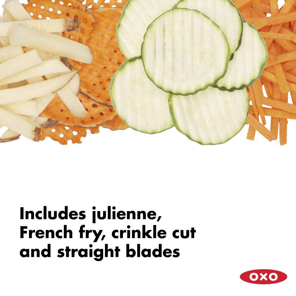 OXO Good Grips Mandoline 2.0 thickness control window from above