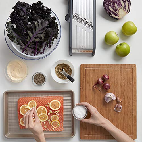 OXO Good Grips Mandoline 2.0 underneath storage for compact keeping