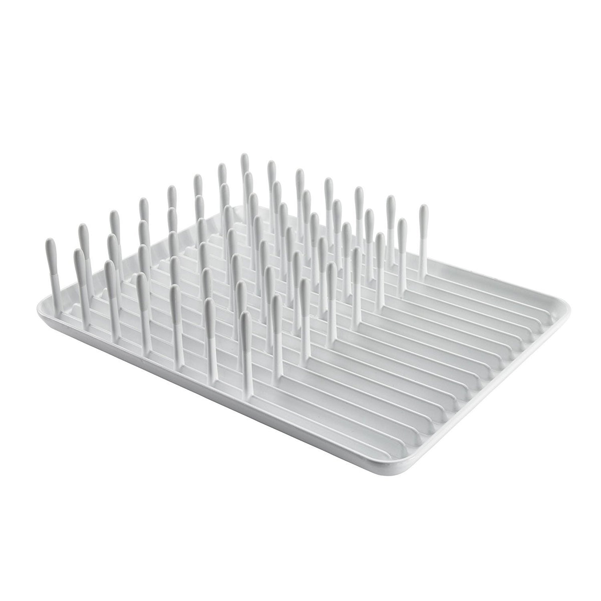 OXO Good Grips compact dish rack front view for space-efficient drying