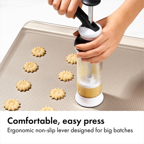 OXO Good Grips cookie press dishwasher safe parts for cleanup