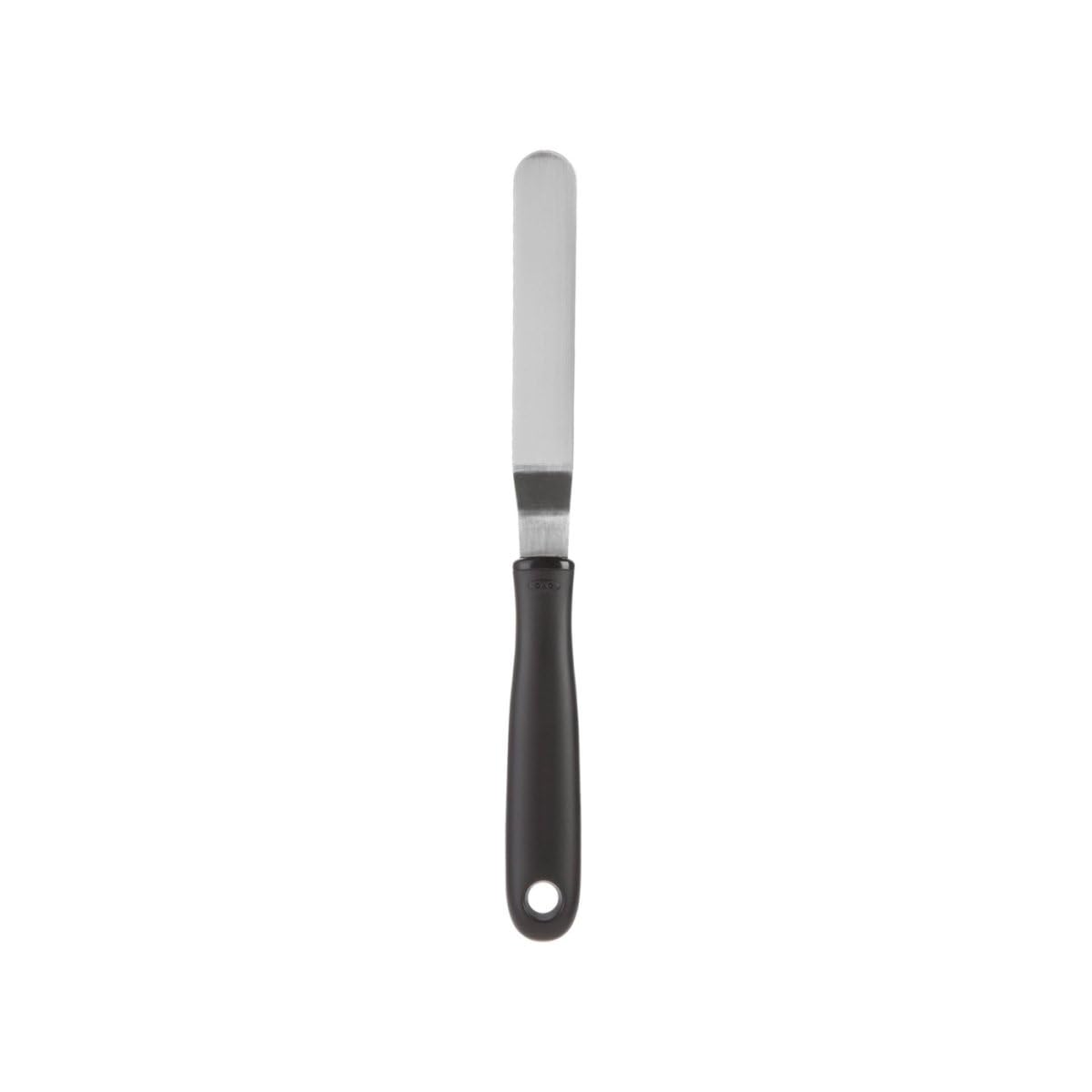 OXO Good Grips Cupcake Icing Knife front view for precise frosting on cupcakes.