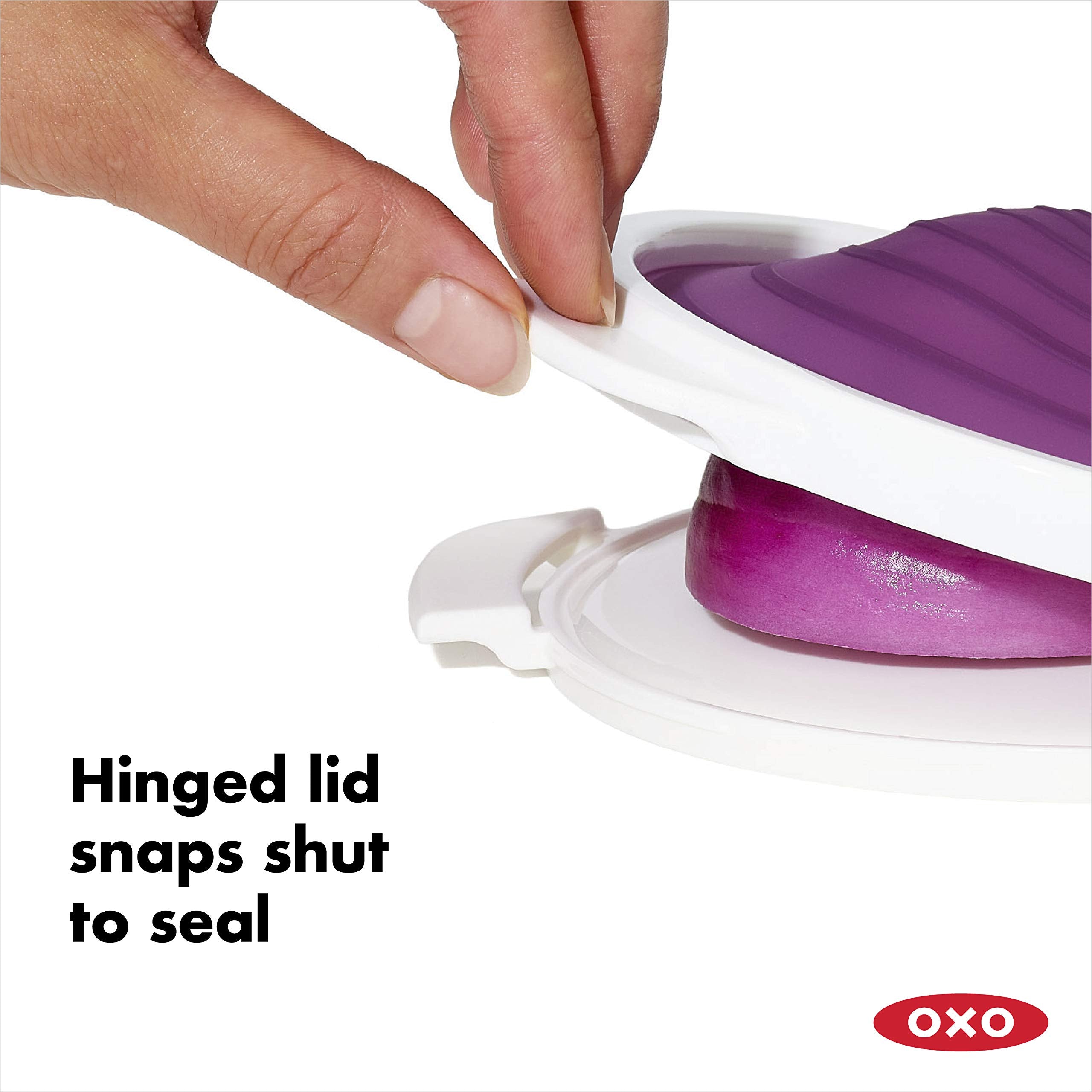 Bright color helps locate the saver quickly in the fridge