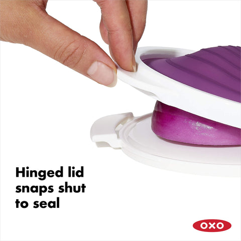 Bright color helps locate the saver quickly in the fridge