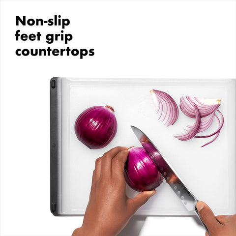 OXO Good Grips cutting board dishwasher safe for easy cleaning