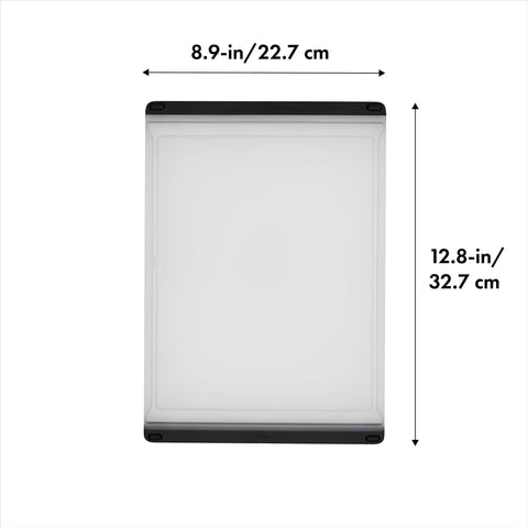 OXO Good Grips cutting board double-sided surface resists odors
