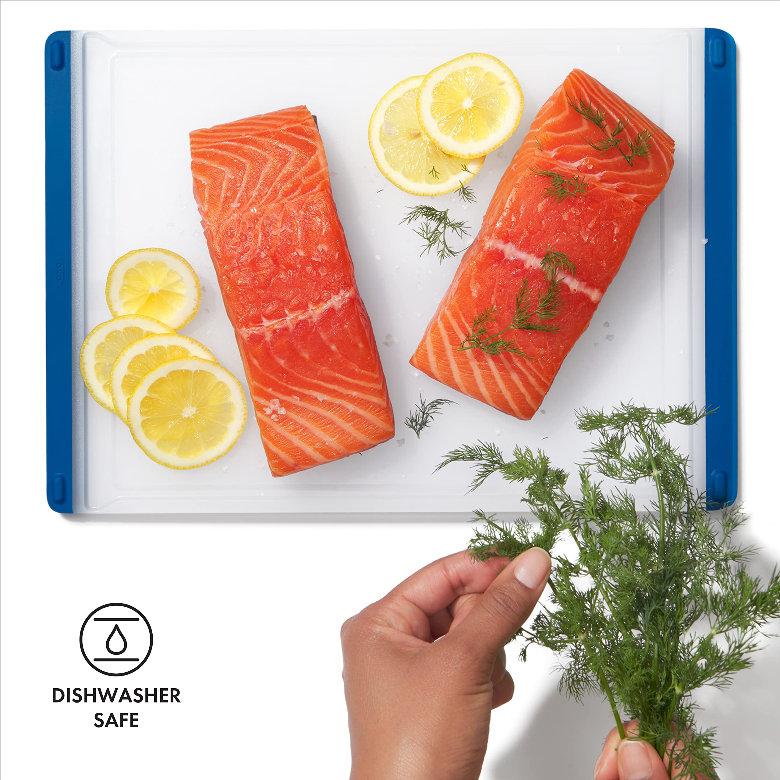 OXO Good Grips soft tapered edges provide a comfortable carrying handle.