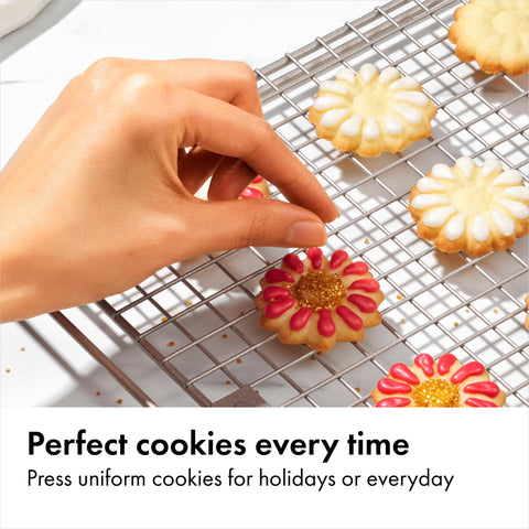 OXO Good Grips daisy disk provides cheerful patterns for cookies
