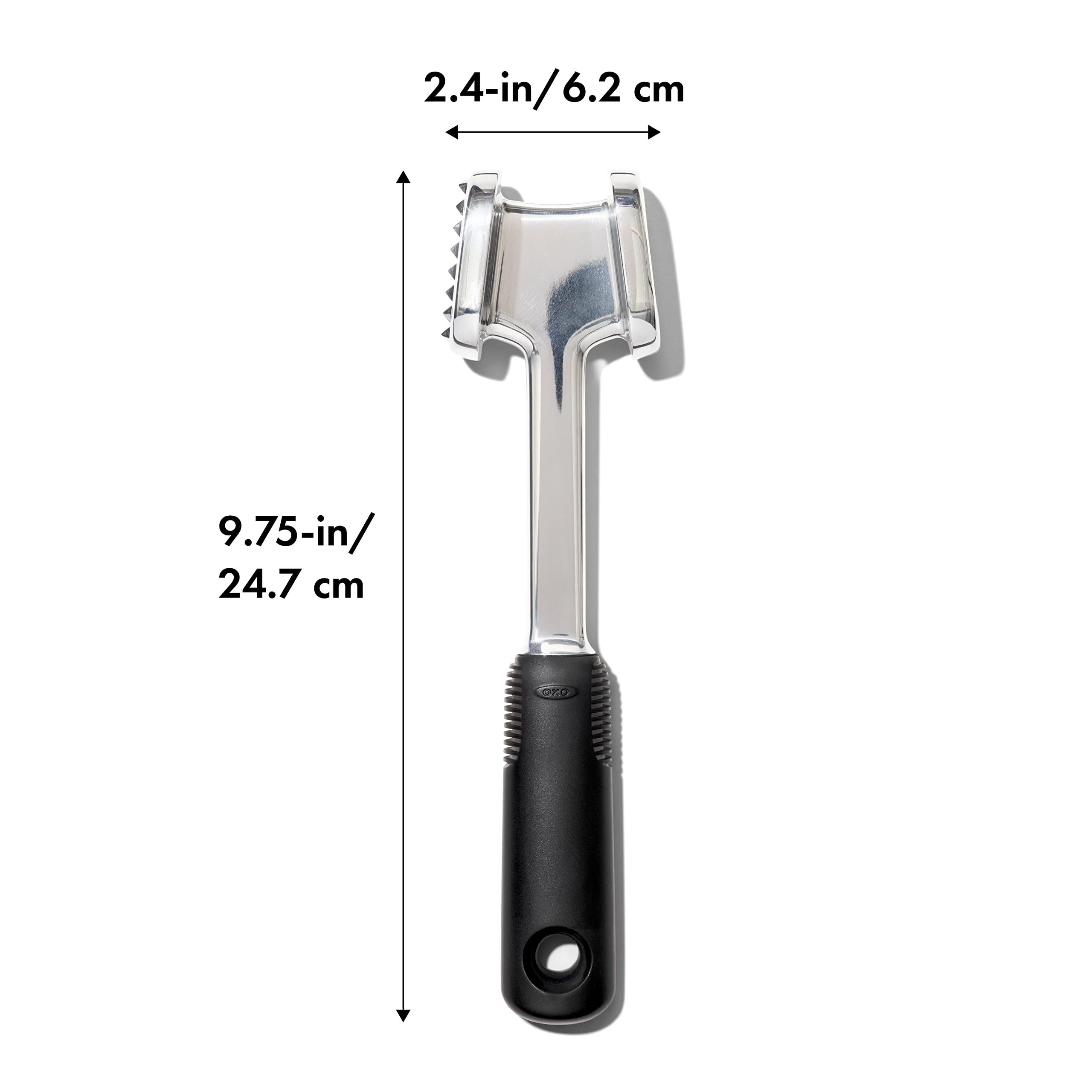 OXO Good Grips durable die cast aluminum construction for frequent kitchen use.