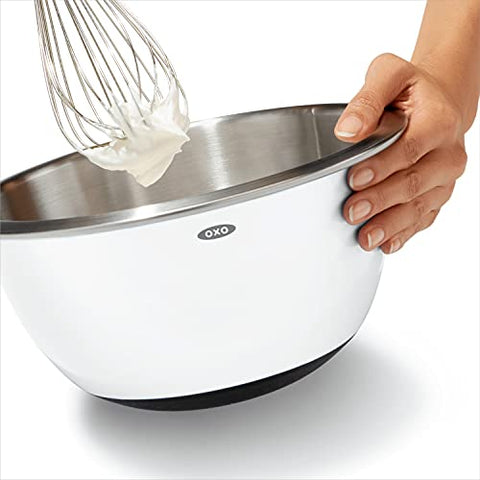OXO Good Grips dishwasher-safe bowls for easy cleaning.