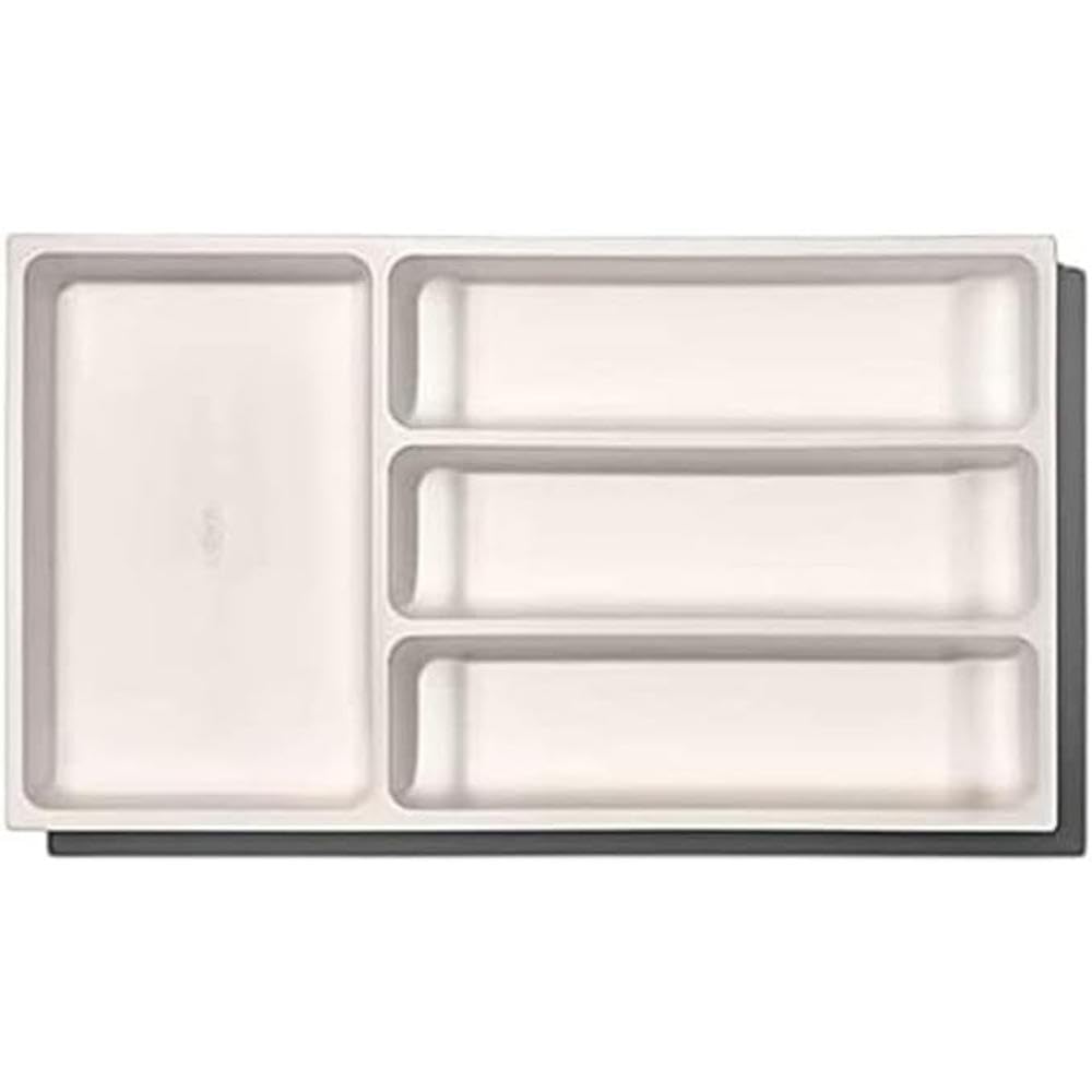 OXO Good Grips expandable drawer organizer neatly fits utensils in a customizable space