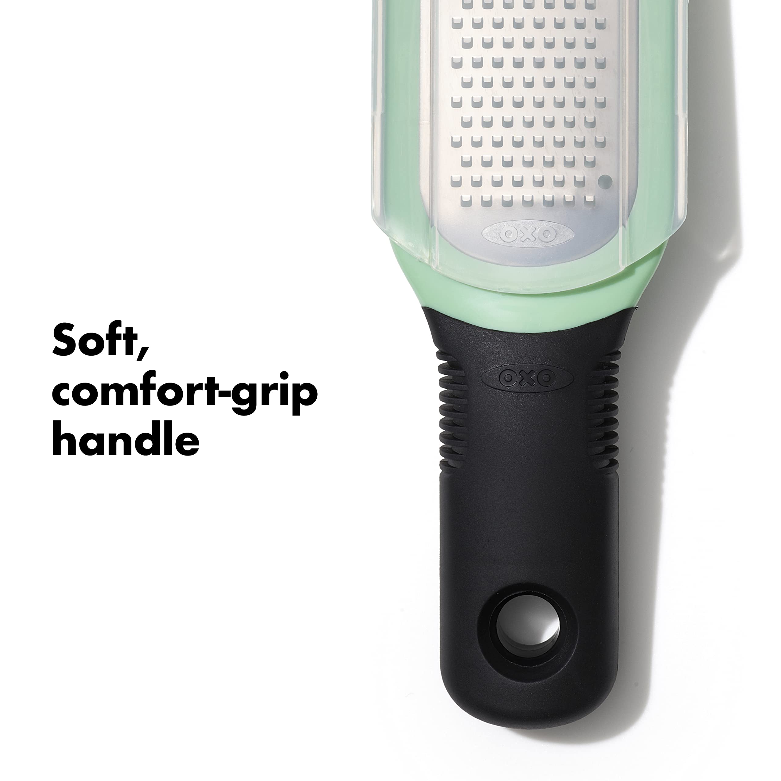 OXO Good Grips grater is top-rack dishwasher safe for easy cleanup