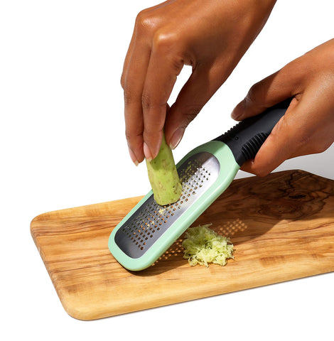 OXO Good Grips grater handles turmeric and horseradish with ease for versatile prep