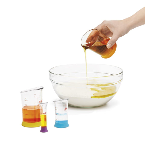 OXO Good Grips flat-base design ensures stability during use.