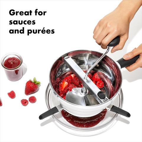 OXO Good Grips Food Mill fine disc for jellies and baby food.