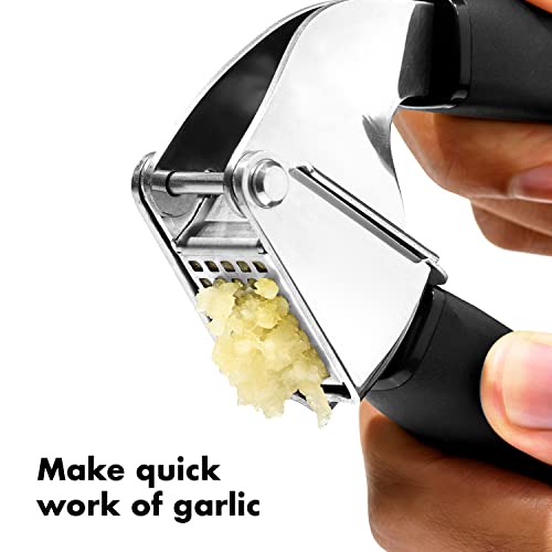 OXO Good Grips garlic press durable stainless steel construction for long-lasting performance
