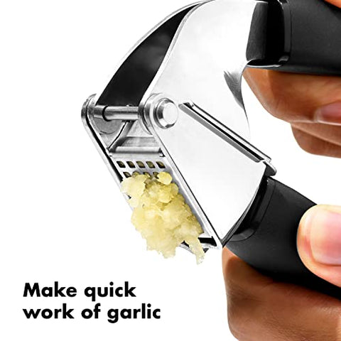 OXO Good Grips garlic press durable stainless steel construction for long-lasting performance