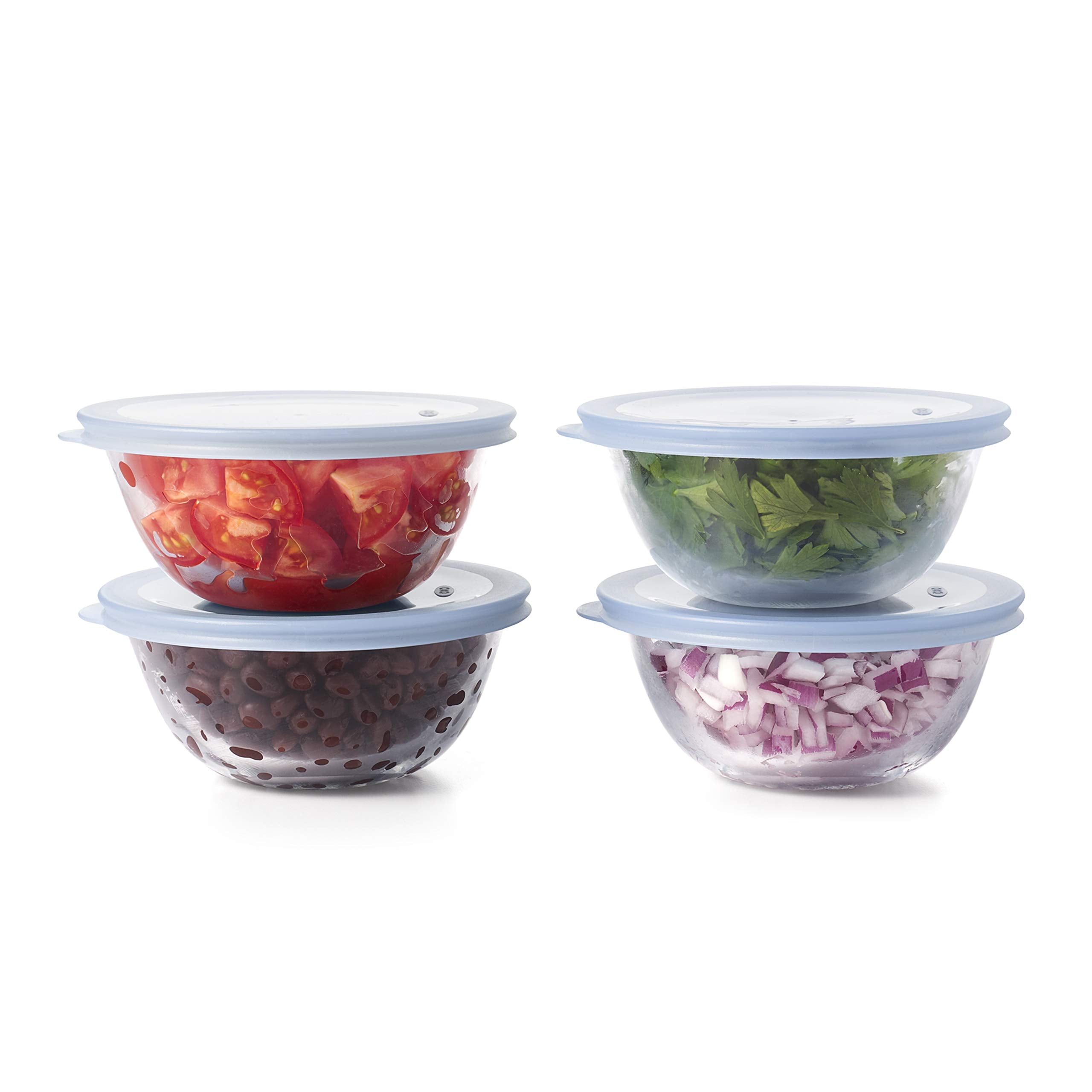 OXO Good Grips glass prep bowls 10-ounce for versatile mixing and portioning