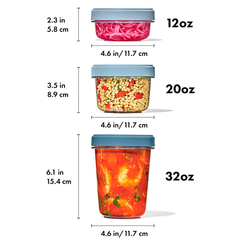 OXO Good Grips ideal for grab-and-go lunches and snacks.