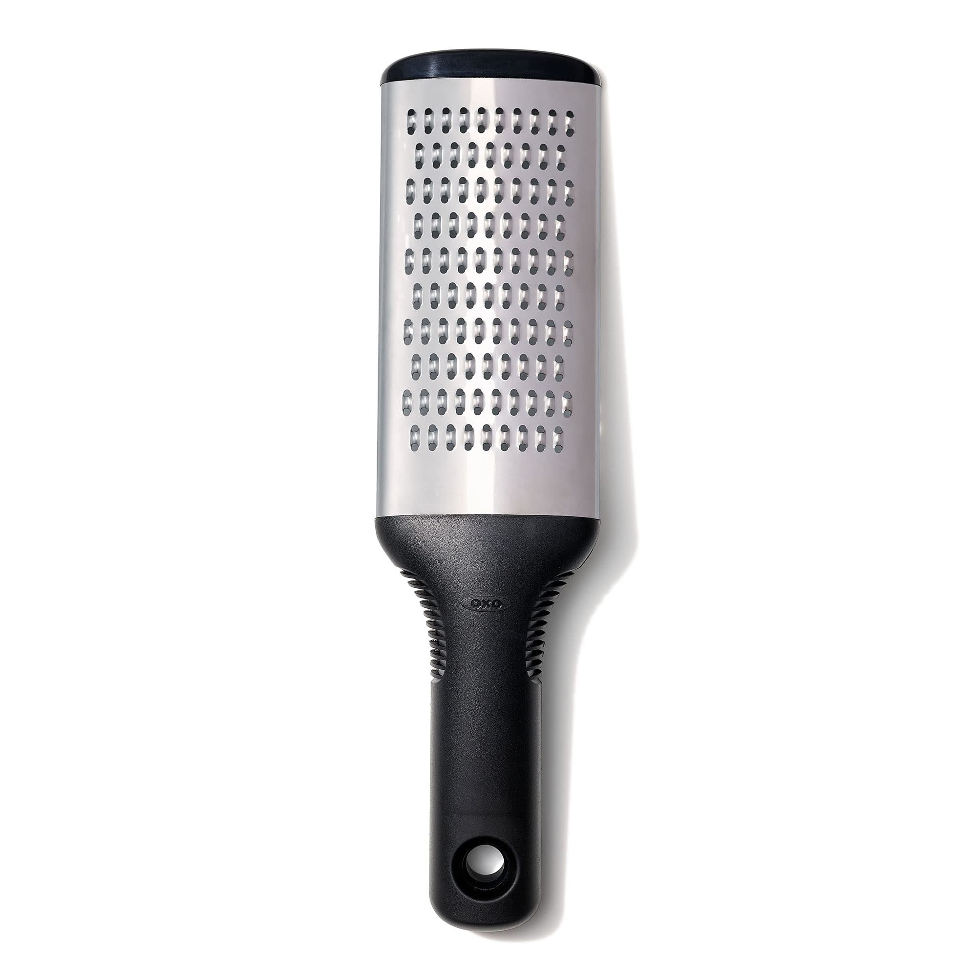 OXO Good Grips Grater with bi-directional surface for quick, even grating.