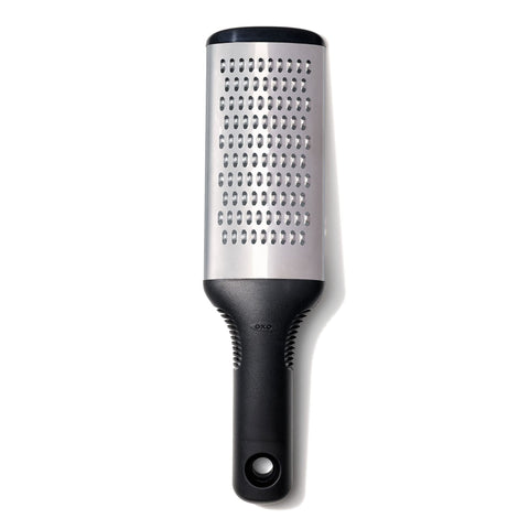 OXO Good Grips Grater with bi-directional surface for quick, even grating.