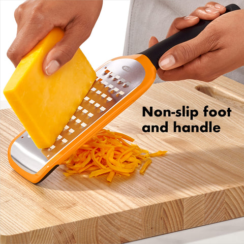 OXO Good Grips grater cover protects hands when not in use