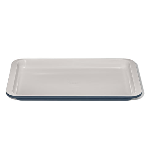 OXO Good Grips jelly roll pan storm blue with ceramic coating for easy release