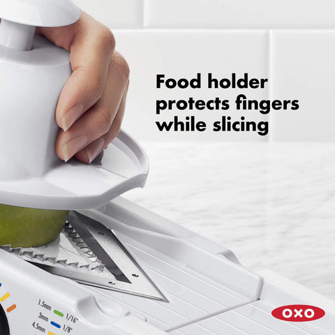 OXO Good Grips julienne blade mandoline slicer for uniform julienne strips