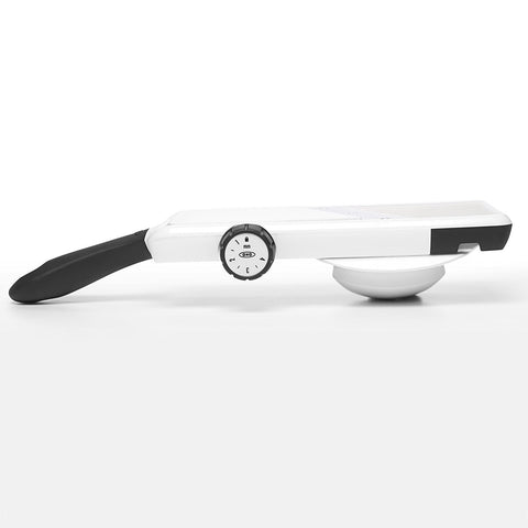 OXO Good Grips Large Mandoline blade lock for safe storage.