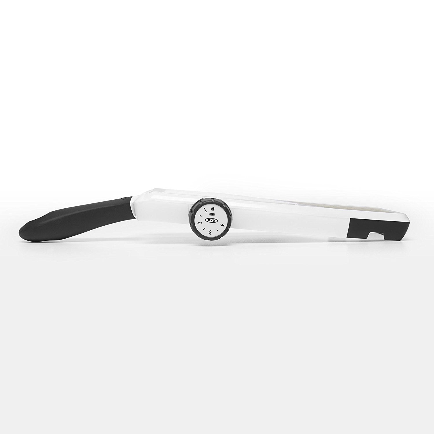 OXO Good Grips Large Mandoline wide ramp for varied veggie sizes.