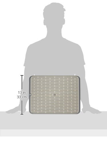 OXO Good Grips drying mat rolled or hung for compact storage after use.