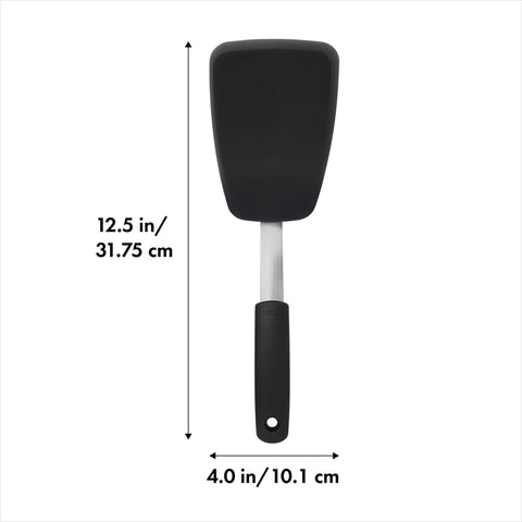 OXO Good Grips Turner is non-stick safe, ideal for eggs and crepes