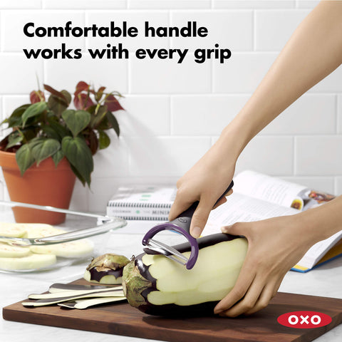 OXO Good Grips large Y-peeler peeling thick-skinned produce