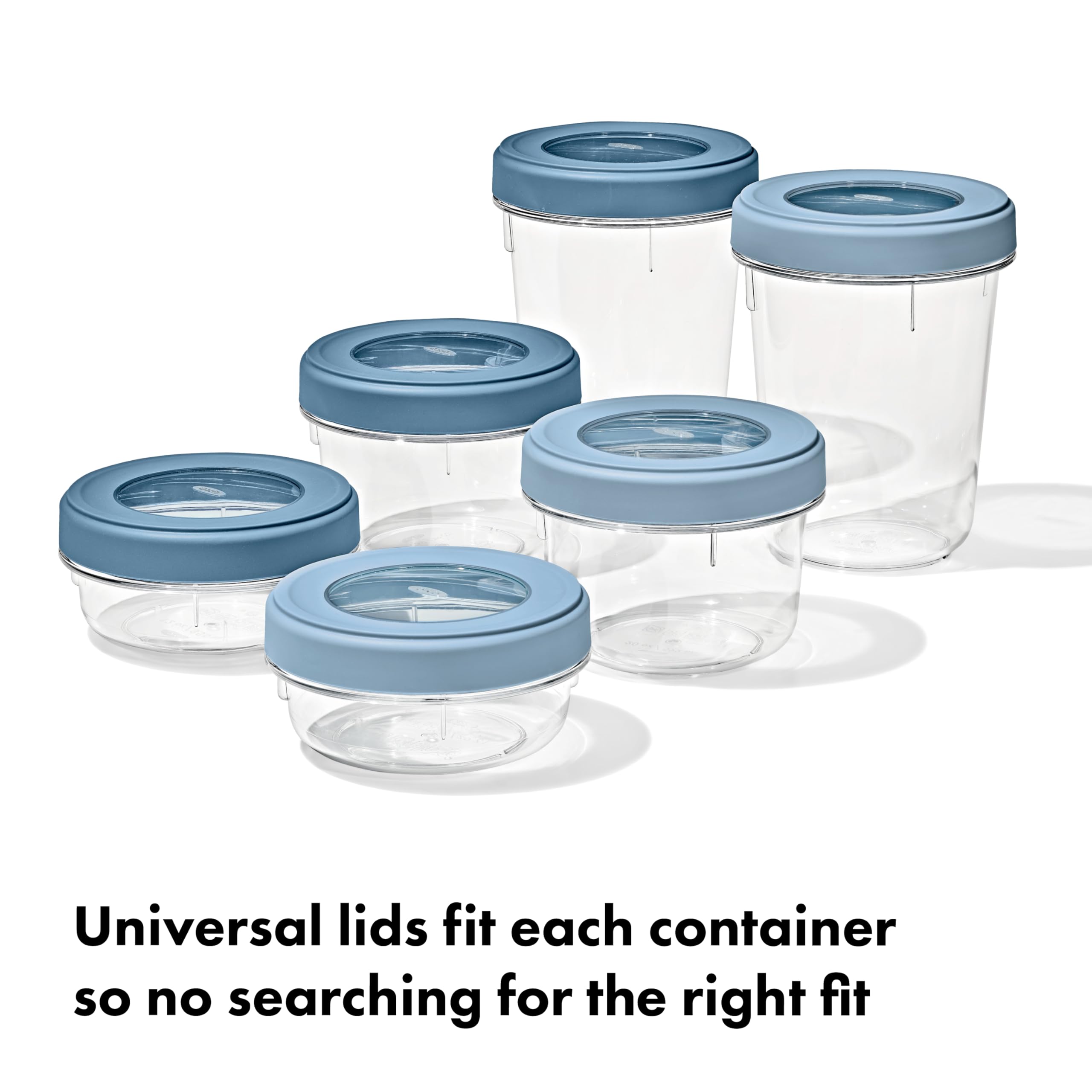 OXO Good Grips leakproof gasket keeps contents sealed during transit.