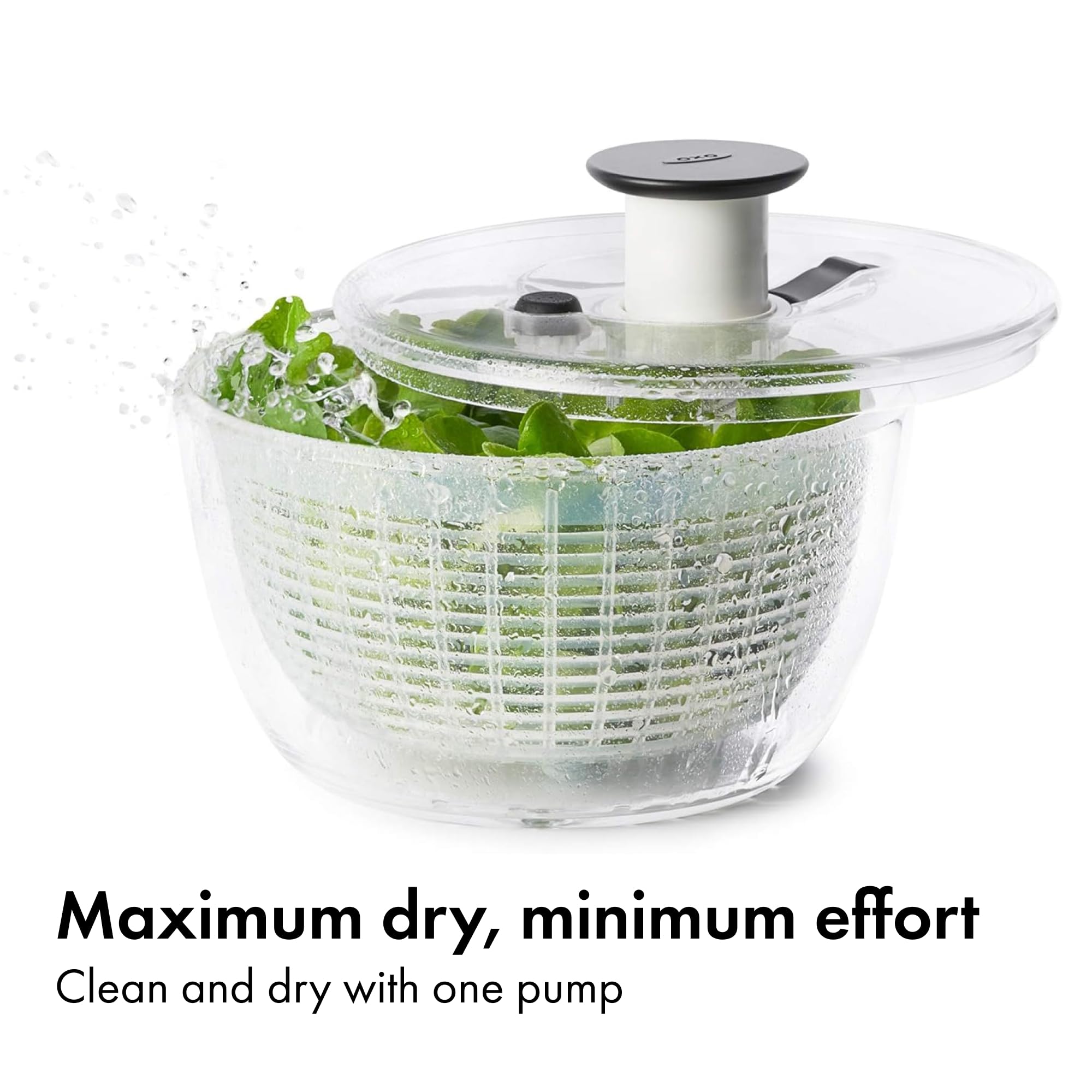 OXO Good Grips basket doubles as a colander for rinsing vegetables.