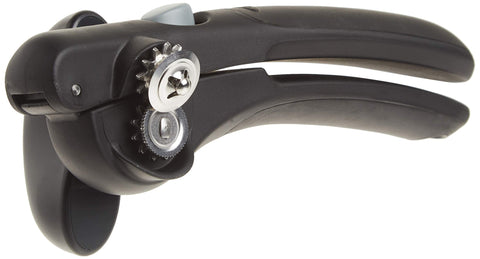 OXO Good Grips Locking Can Opener with Snap-Lock holds the can steady for easy turning