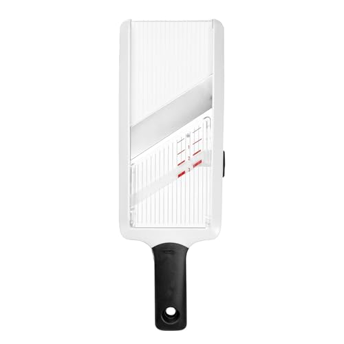 OXO mandoline 4 mm slice setting for heartier cuts
