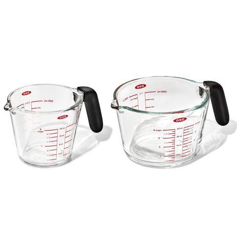 OXO Good Grips 2-Cup measuring cup with a non-slip handle for precise daily liquid measurements.