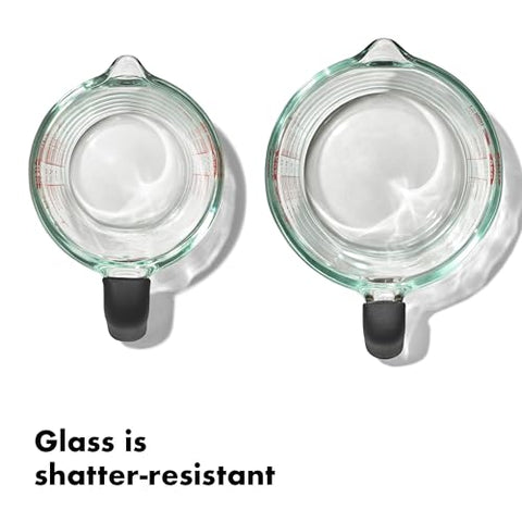 OXO Good Grips 4-Cup glass measuring cup, ideal for larger batches and sauces.