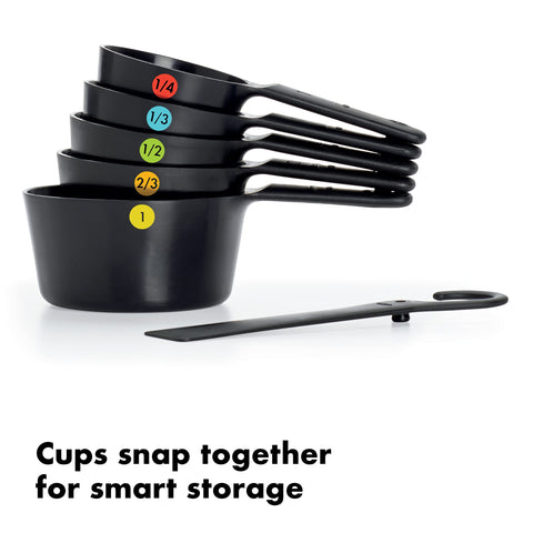 OXO Good Grips shown with inside half-measure line for precise portions